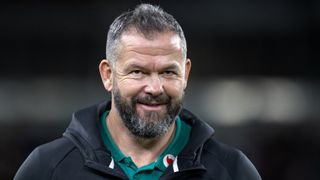 Andy Farrell for Ireland against Australia in the Autumn internationals 2025.