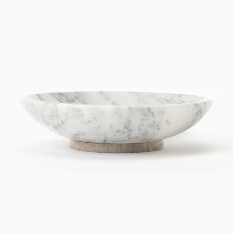 white marble bowl