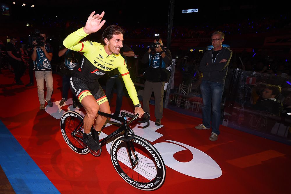 Fabian Cancellara at the 'Ciao Fabian' event in Gent