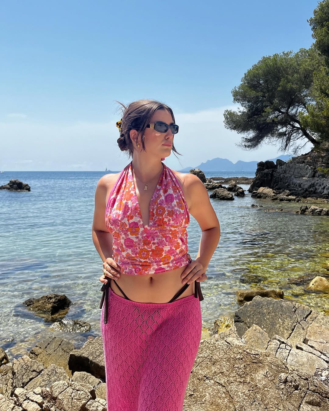woman wearing hammock halter top trend summer 2025