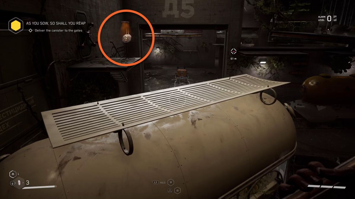 Atomic Heart yellow canister How to move it using control panels