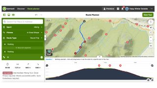 Enjoy Winter Outside: planning a route