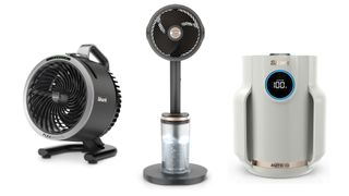 Shark bl&aelig;sere og luftrenser side om side