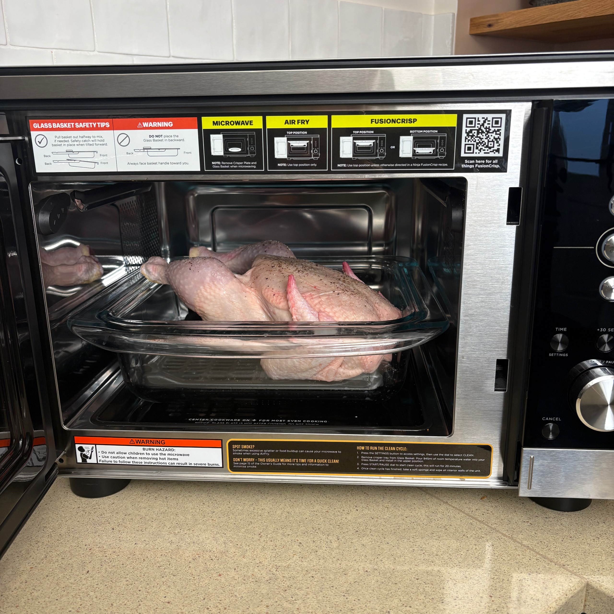 Testing the Ninja Crispi microwave air fryer combo