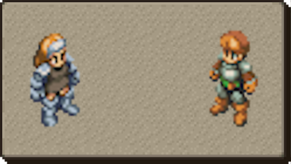 fft job sprite art on beige background