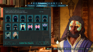 A screenshot of Avowed's character creator