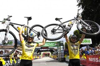 Karl Platt and Stefan Sahm (Team Bulls) will not get to defend their TransAlp title together in 2011.