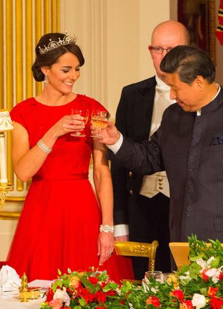 Kate Middleton and President Xi Jinping