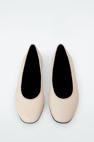 Leather Ballerina Flats