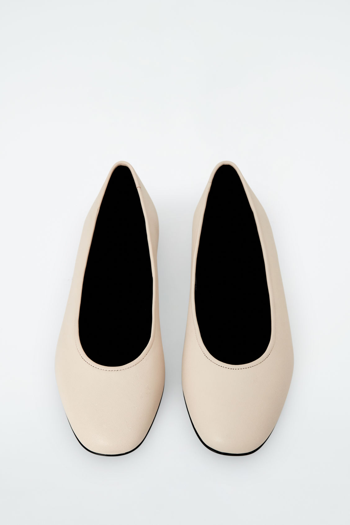 Leather Ballerina Flats