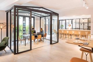 Hermann’s in Berlin's Mitte is an airy co working space with an industrial feel