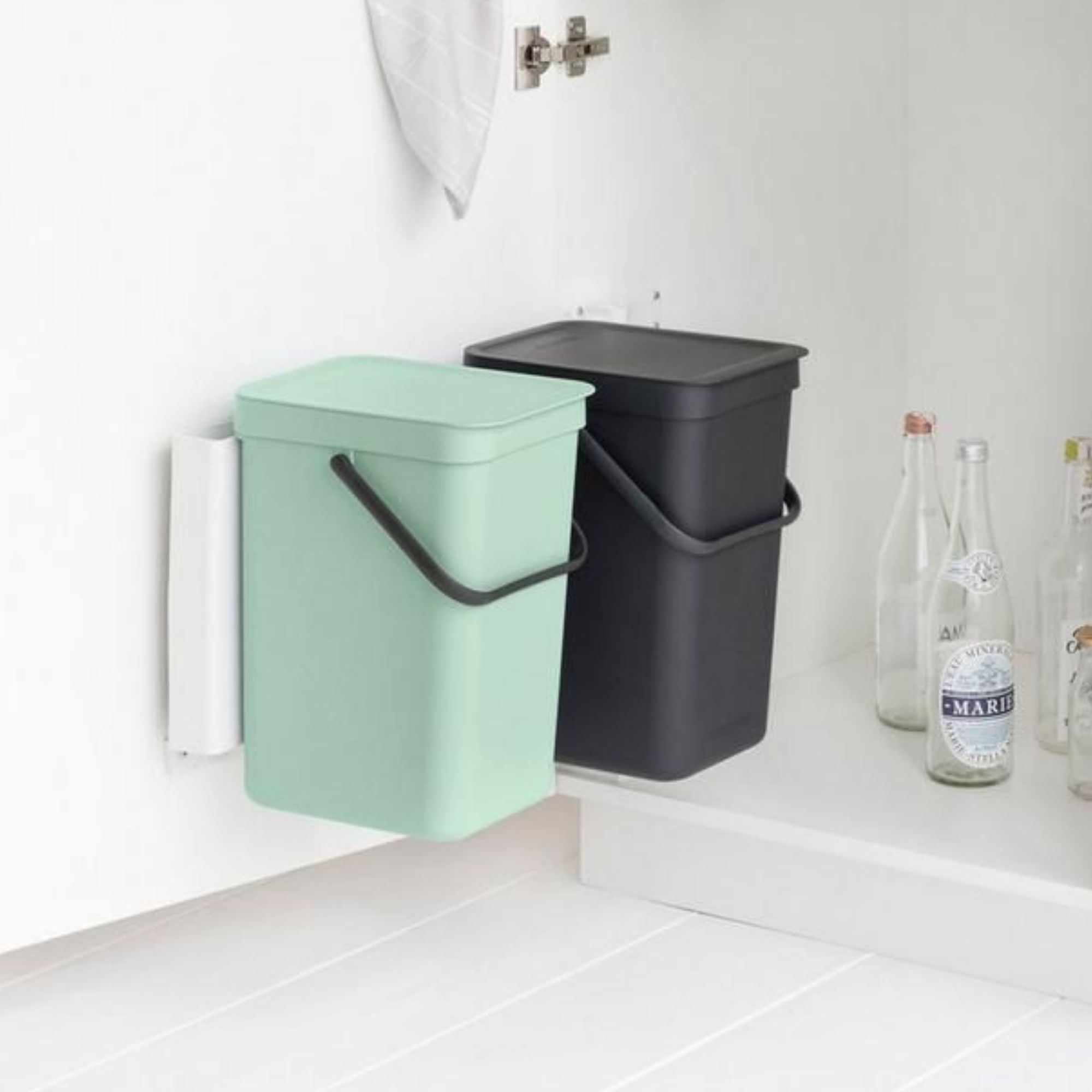 Brabantia Sort &amp;amp; Go Built-in Bin, 2 x 12L