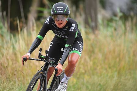 Marianne Vos (WM3 Pro Cycling) corners