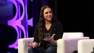 Stephanie McMahon speaks onstage at Meet the Women Dominating Sports Media during the 2022 SXSW Conference and Festivals at Hilton Austin on March 14, 2022 in Austin, Texas.