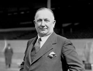 Arsenal manager Herbert Chapman pictured in 1932