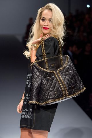 Rita Ora At Milan Fashion Week AW14