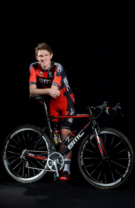 Tejey van Garderen with his BMC Team Machine SLR01
