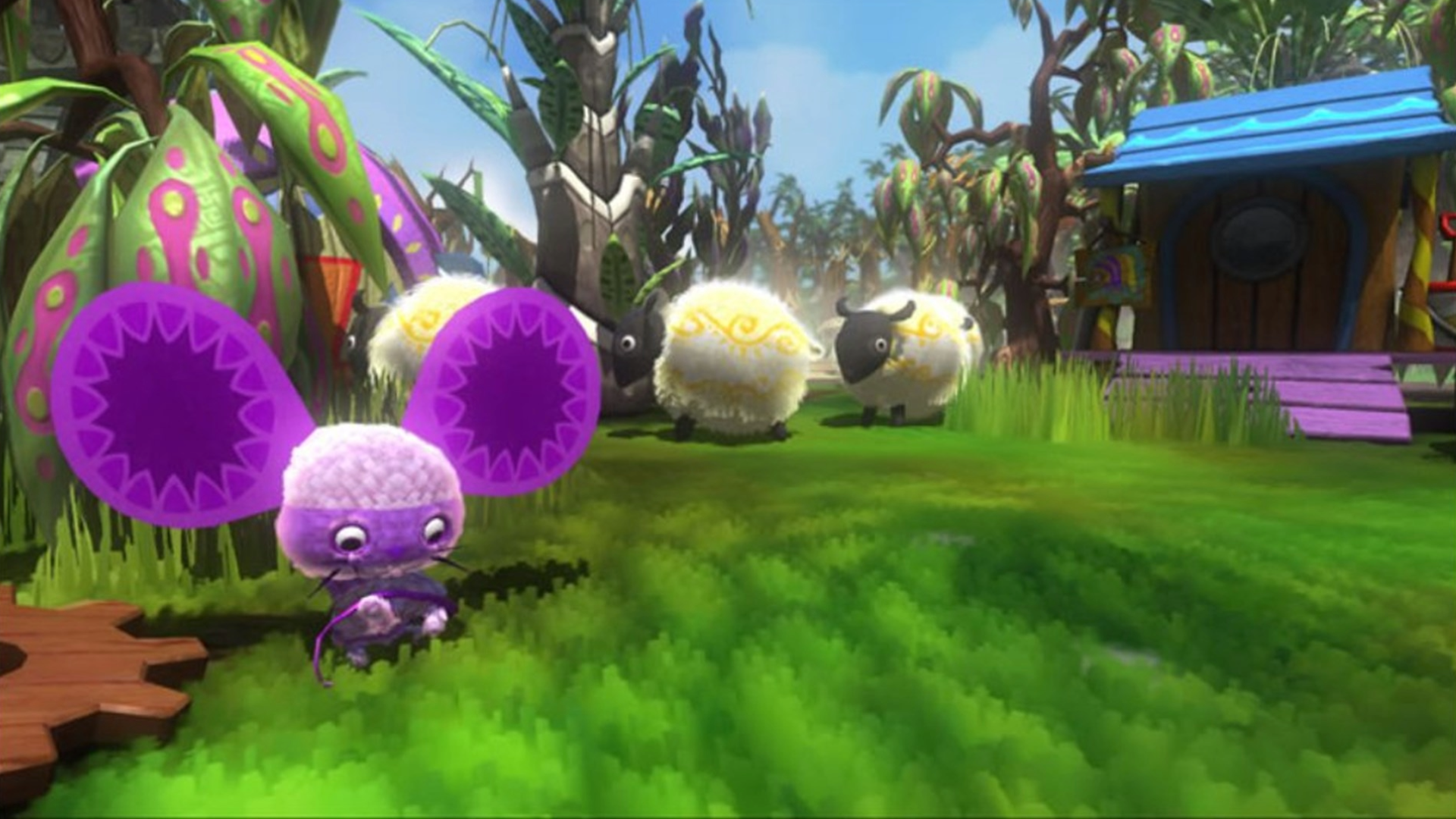 Mice and sheep in the daytime in Viva Pinata