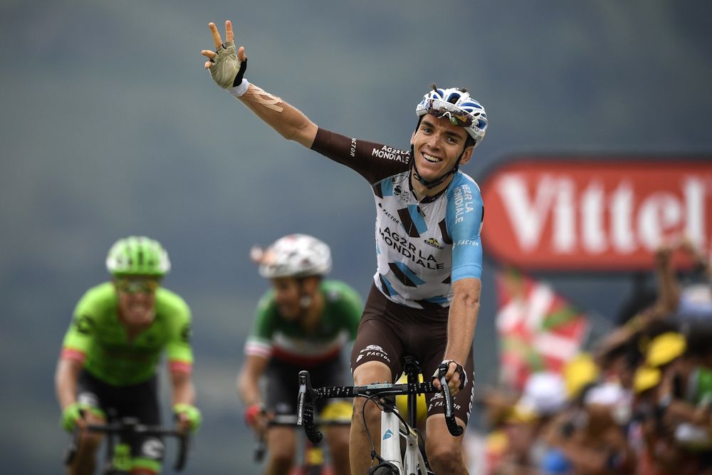 Romain Bardet wins stage 12 at the Tour de France