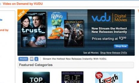 Walmart&amp;#039;s online streaming service VUDU