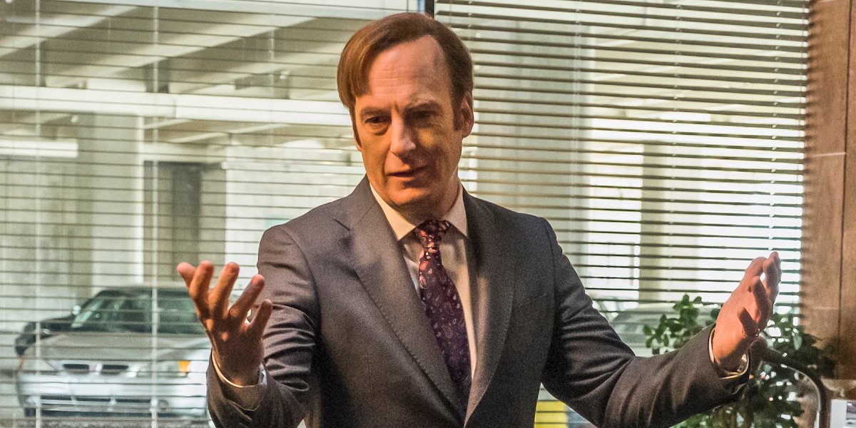 saul at job interview better call saul season 4