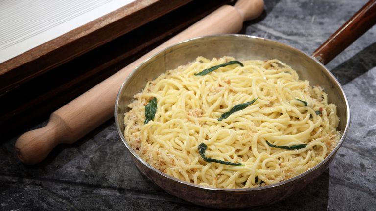 pasta with sage butter
