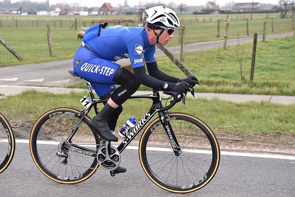Iljo Keisse does the hard work for Etixx-QuickStep