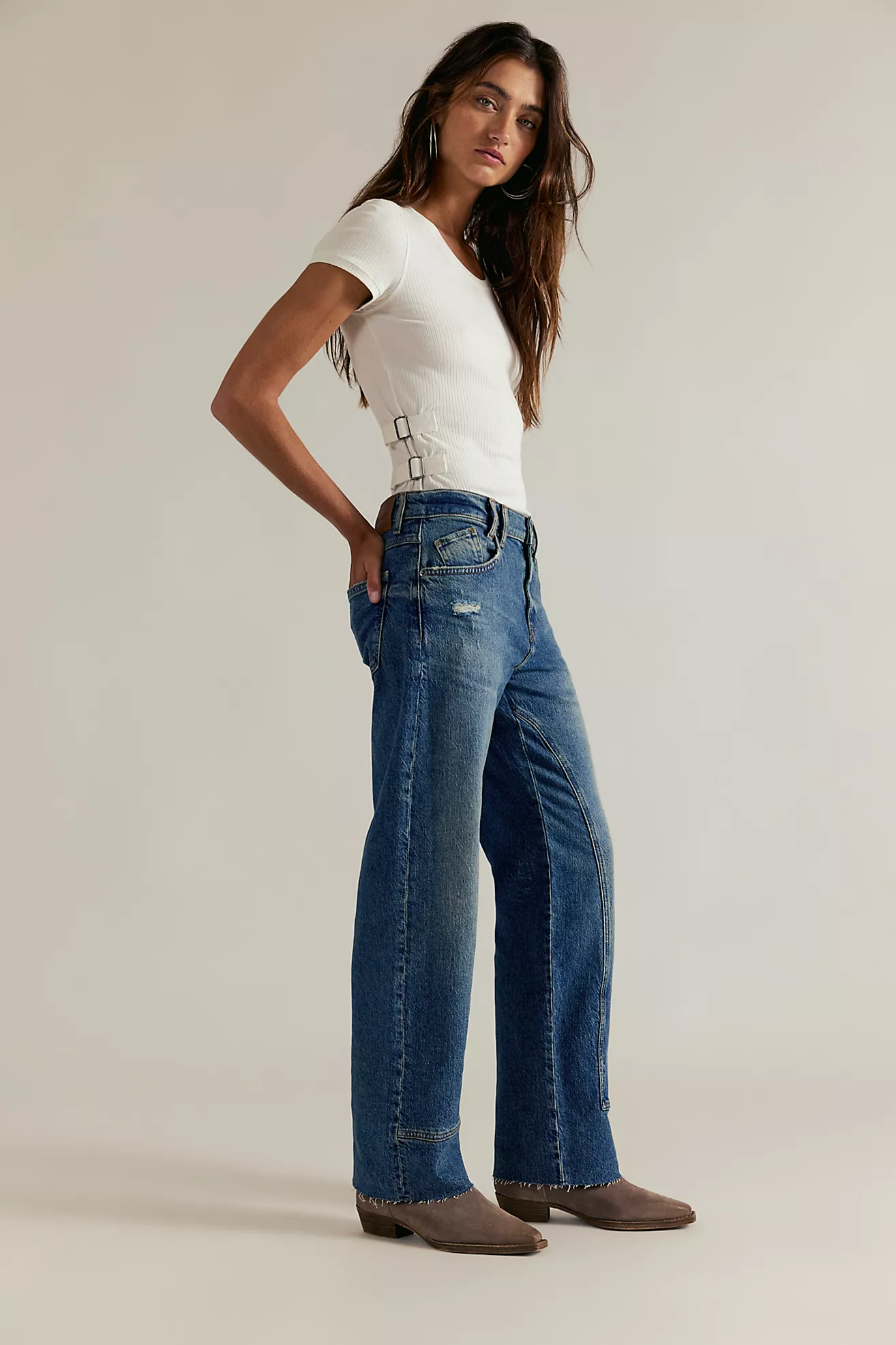 We the Free Risk Taker Mid-Rise Jeans
