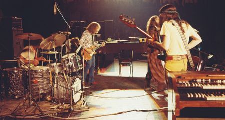 Jethro Tull perform at the Royal Albert Hall, London, 13th October 1970