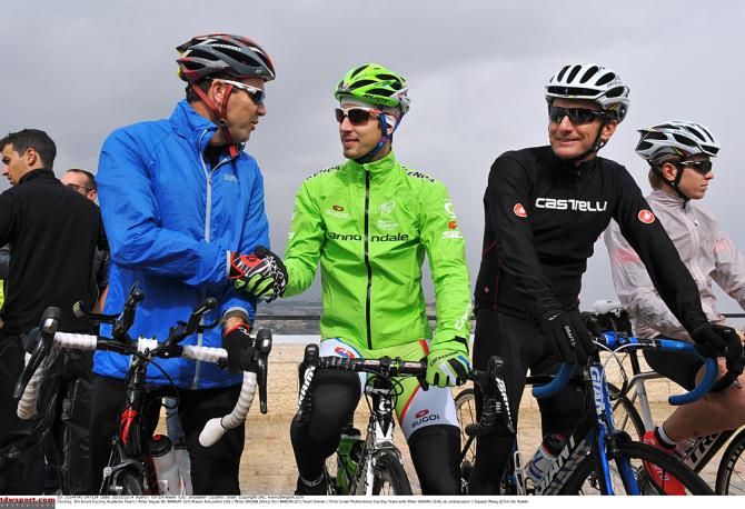 Jerusalem Mayor Nik Barkat, Peter Sagan and team owner Ron Baron