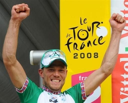 A delighted Hushovd