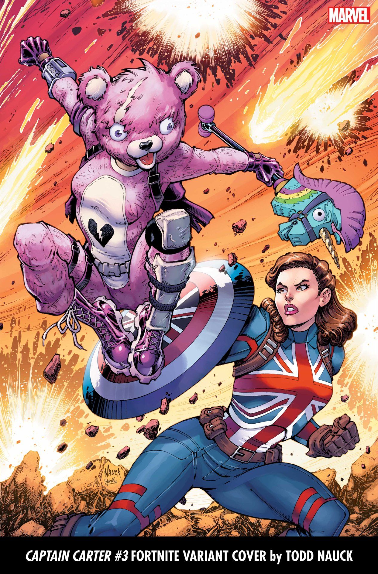 Fortnite X Marvel Zero War #1 covers