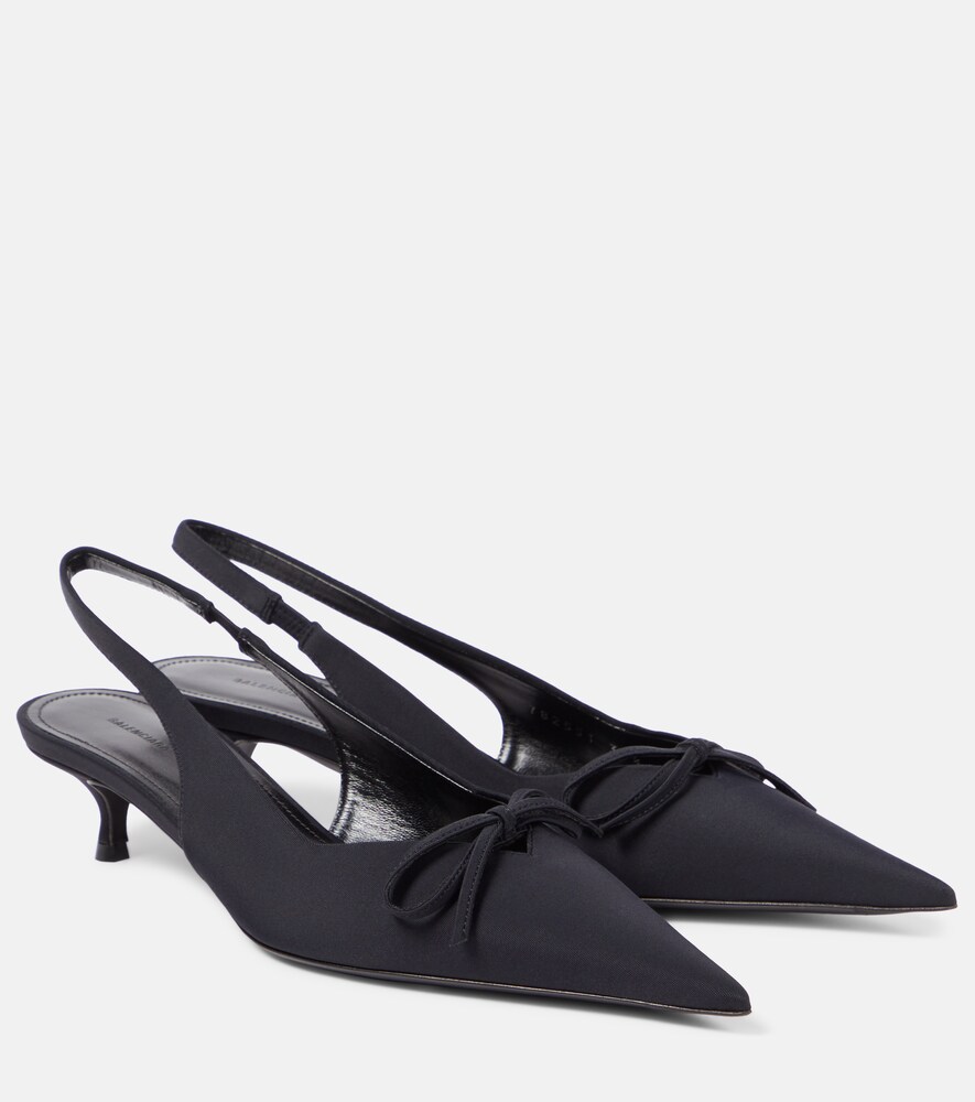 Knife Slingback Pumps