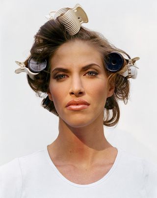 Woman in Curlers