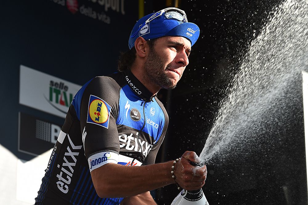 Fernando Gaviria (Etixx-QuickStep) was the fastest in the stage 3 sprint at Tirreno-Adriatico