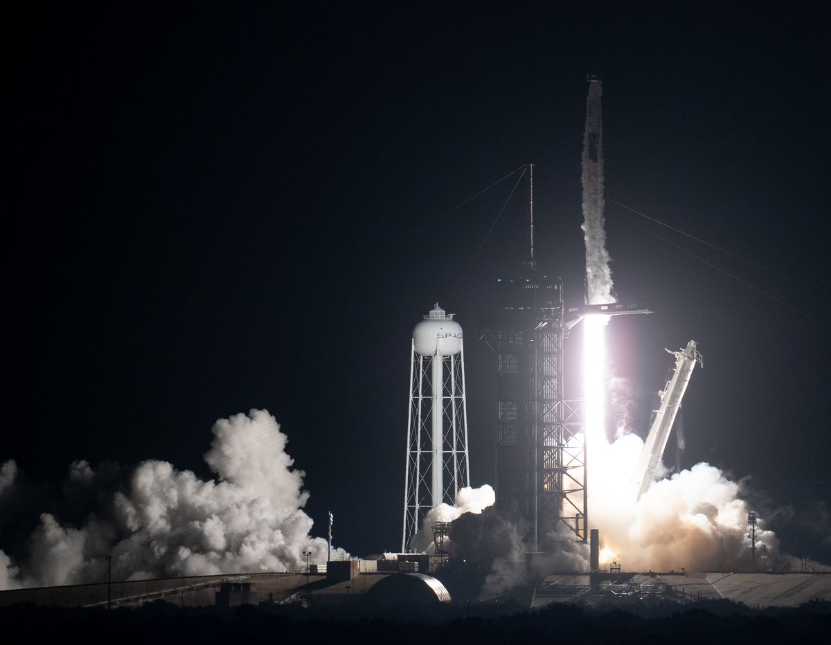 SpaceX launches Crew-3 astronauts to space station for NASA in nighttime liftoff