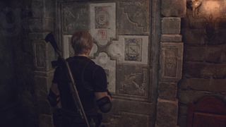 Resident Evil 4 Remake lithographic stone puzzle