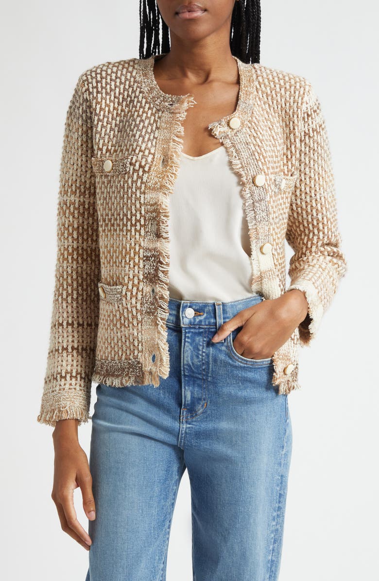 Sariyah Cotton Blend Knit Jacket