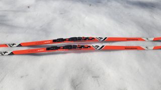 Rossignol R-Skin Ultra cross country skis in snow