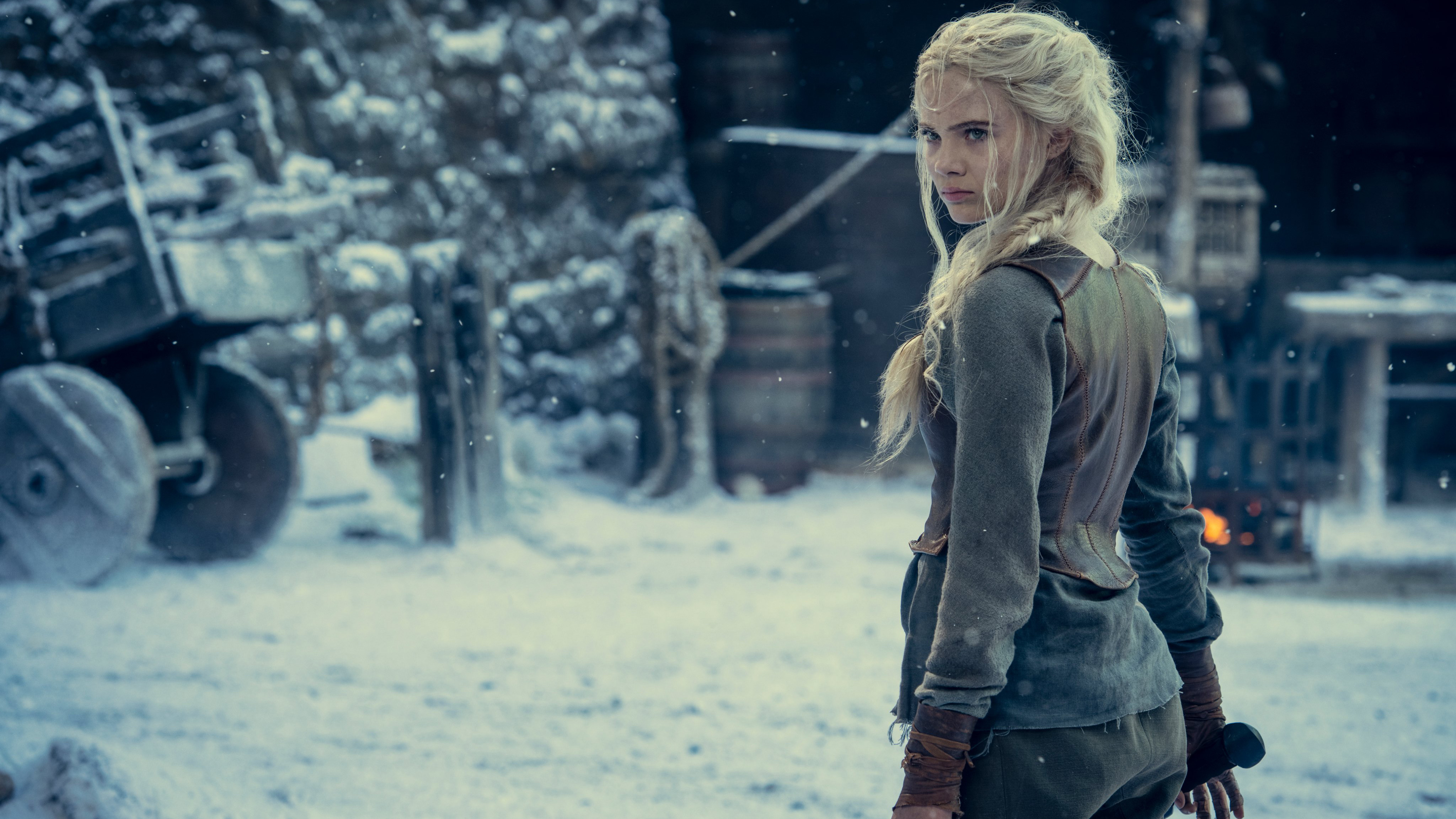 Here's a new photo of Ciri in The Witcher season 2.