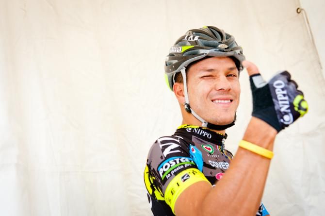 Julian David Arredondo (Team Nippo - De Rosa) before stage 3