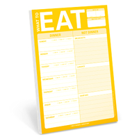 Knock Knock What To Eat Meal Planning Pad - $7.77 / £5.95