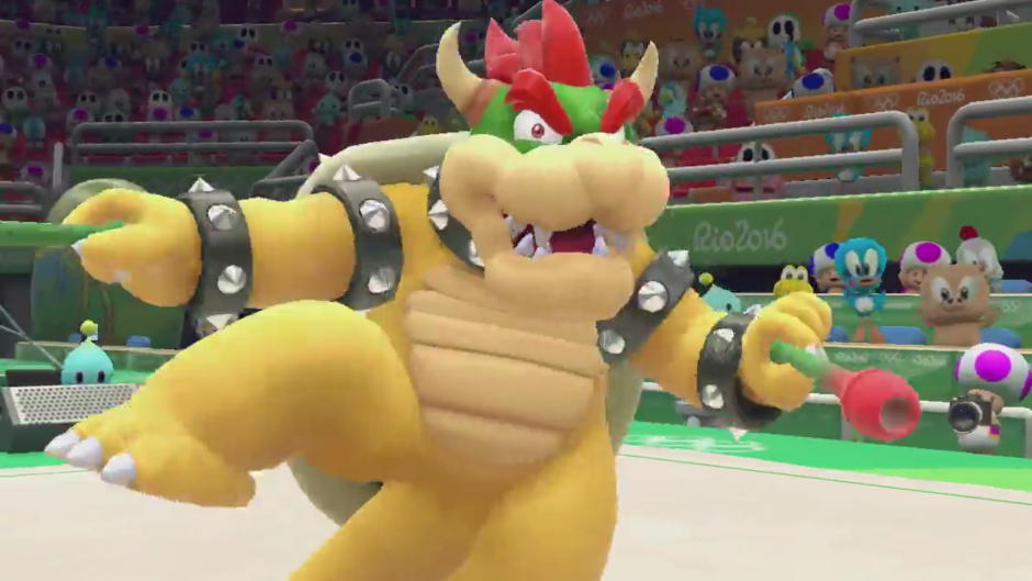 Bowser doing rhythmic gymnastics is just the video to brighten your day ...