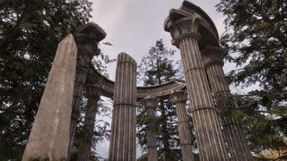 Oblivion Remastered - a pillar shrine to the nine