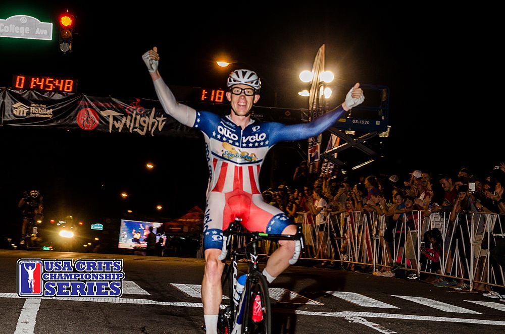 Dan Holloway takes the win