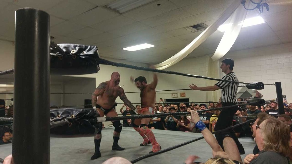 Andy Williams from Every Time I Die wrestling Joey Ryan