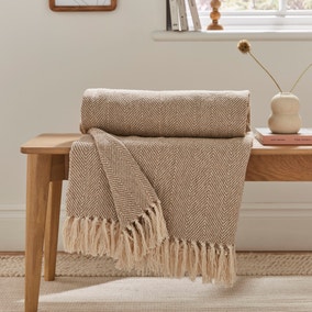 Jenson Herringbone Throw 130cm X 180cm