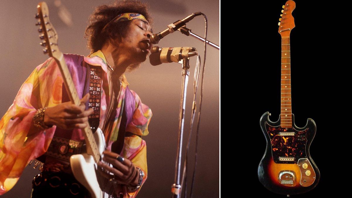 Jimi Hendrix-played Japanese double-cut guitar hits the auction block for a second time