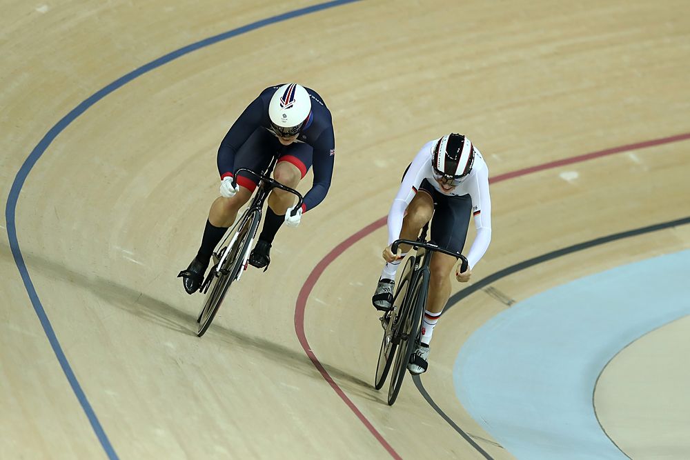 Katy Marchant beat Miriam Welte in the 1/8 final
