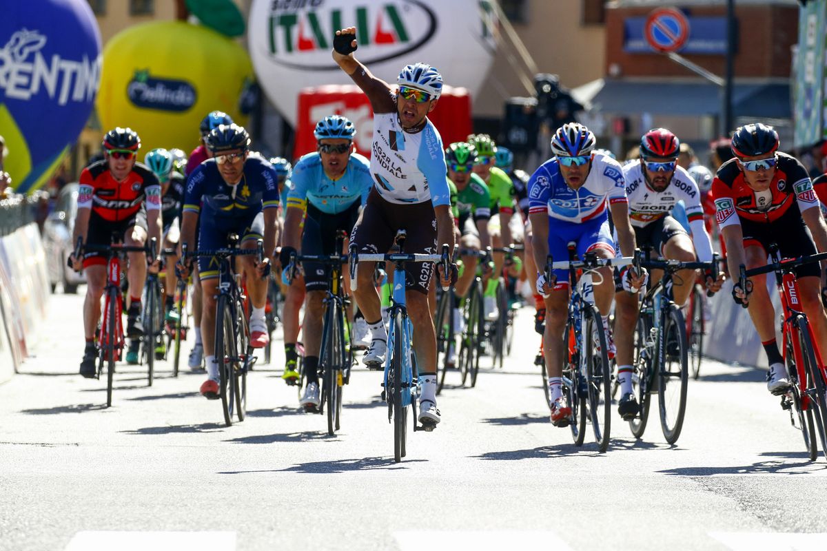 Matteo Montaguti (AG2R La Mondiale) wins stage 4 of Tour of the Alps